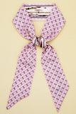 PLAID PRINT SILK SCARVES