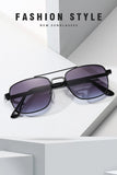 FLAT TOP FRAME SQUARE SUNGLASSES