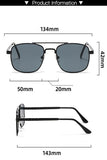 FLAT TOP FRAME SQUARE SUNGLASSES