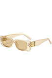 WIDE FRAME SQUARE SUNGLASSES