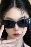LAYERED FRAME CAT EYE SUNGLASSES