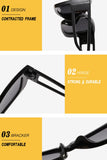 LAYERED FRAME CAT EYE SUNGLASSES