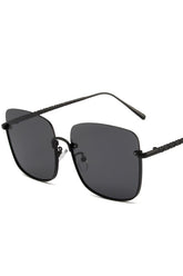 HALF FRAME SQUARE FASHION SUNGLASSES