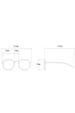 EUROPEAN AND AMERICAN SQUARE SUNGLASSES