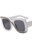 S SHAPED DIAMOND SUNGLASSES