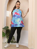 WOMEN PLUS SIZE ELASTIC WAIST LONG PANTS