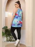 WOMEN PLUS SIZE ELASTIC WAIST LONG PANTS