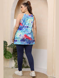 WOMEN PLUS SIZE ELASTIC WAIST LONG PANTS