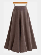 MIDI LENGTH HIGH WAIST CASUAL SKIRT - Doublju