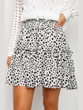 FLORAL A LINE SHORT PRINTING SKIRT FOR WOMEN - Doublju