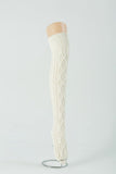 BASIC CABLE KNIT WINTER WARM KNEE HIGH SOCKS