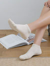 SOLID COLOR BREATHABLE COTTON SOCKS