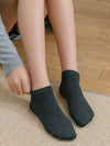 SOLID COLOR BREATHABLE COTTON SOCKS