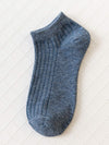 SOLID COLOR BREATHABLE COTTON SOCKS