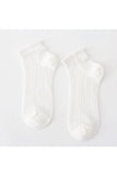 SOLID COLOR MESH BREATHABLE SOCKS