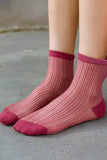 SOLID COLOR MID TUBE TIDE SOCKS