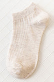 INSTEP VERTICAL WRINKLE ANKLE SOCKS