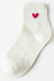 HEART PRINTED ANKLE TRENDY SOCKS