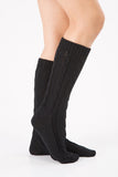 TRENDY WINTER FASHION KNEE HIGH WARM KNIT SOCKS