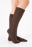 TRENDY WINTER FASHION KNEE HIGH WARM KNIT SOCKS