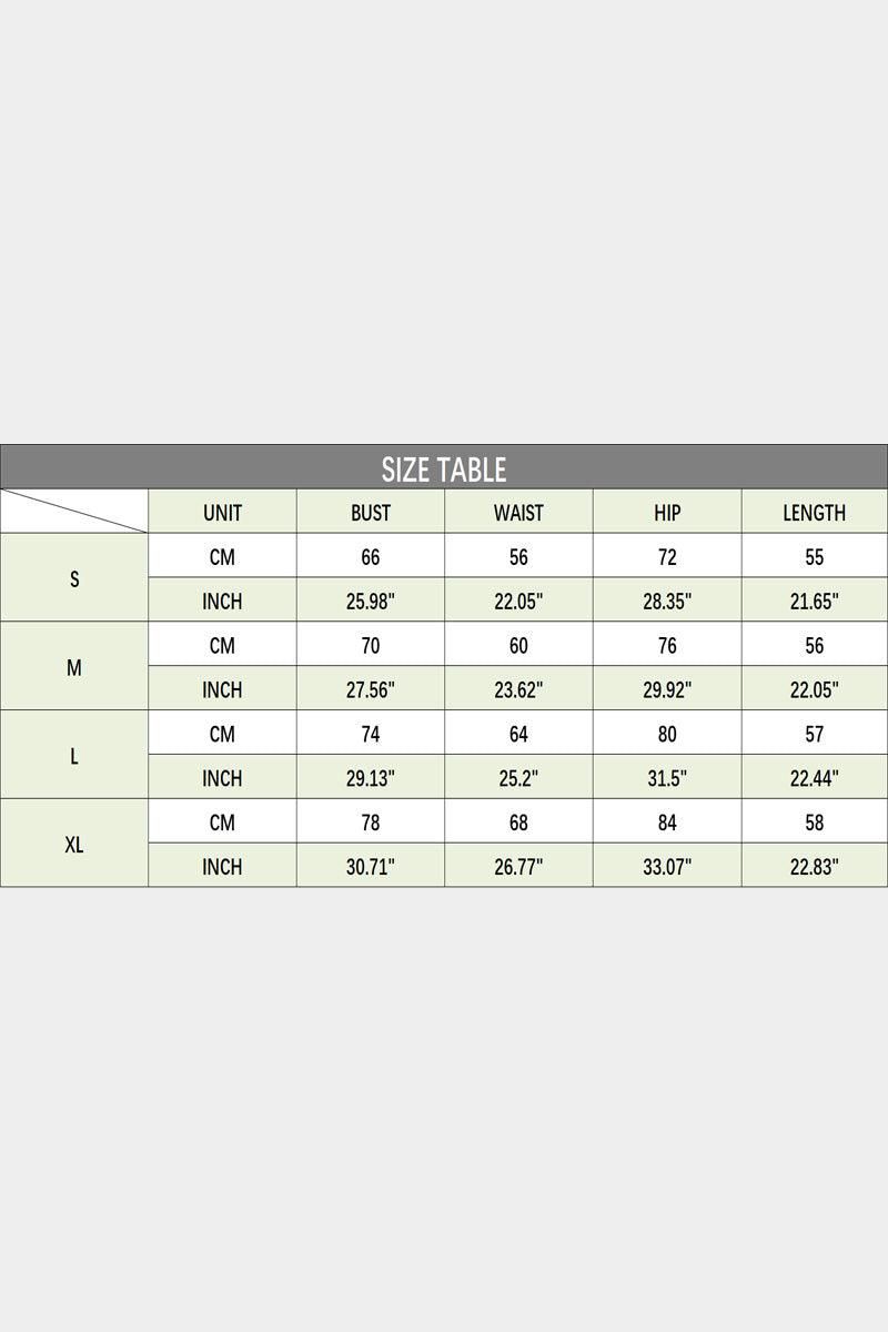 BUCKLE BELT SHAPE LINE SPAGHETTI STRAP SWIMSUIT - Doublju