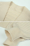 WOMENS KNITTED OPEN FRONT CARDIGAN - Doublju