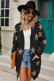 WOMENS OPEN FRONT KNITTED CARDIGAN - Doublju