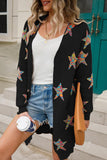 WOMENS OPEN FRONT KNITTED CARDIGAN - Doublju
