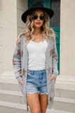 WOMENS OPEN FRONT KNITTED CARDIGAN - Doublju