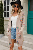 WOMENS OPEN FRONT KNITTED CARDIGAN - Doublju