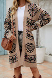 WOMENS OPEN FRONT KNITTED CARDIGAN - Doublju