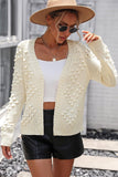 WOMEN OPEN FRONT SHORT CARDIGAN - Doublju