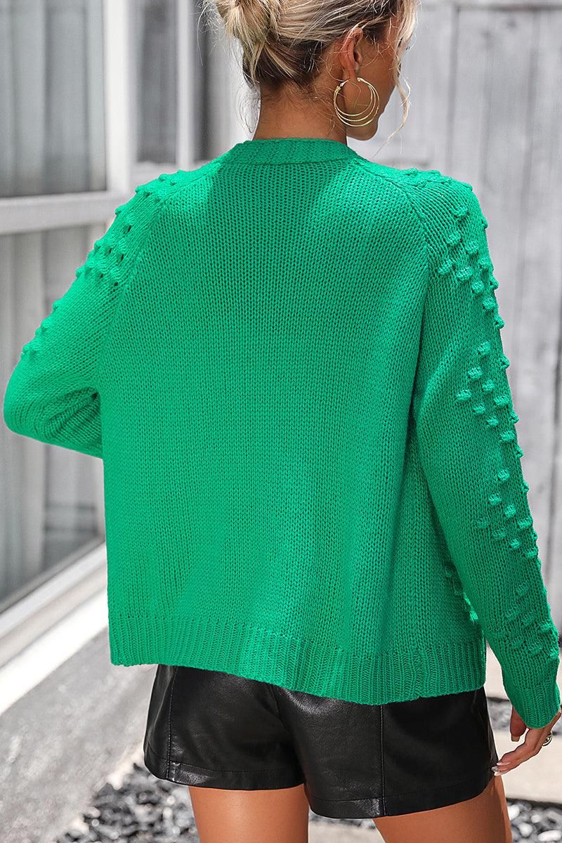 WOMEN OPEN FRONT SHORT CARDIGAN - Doublju