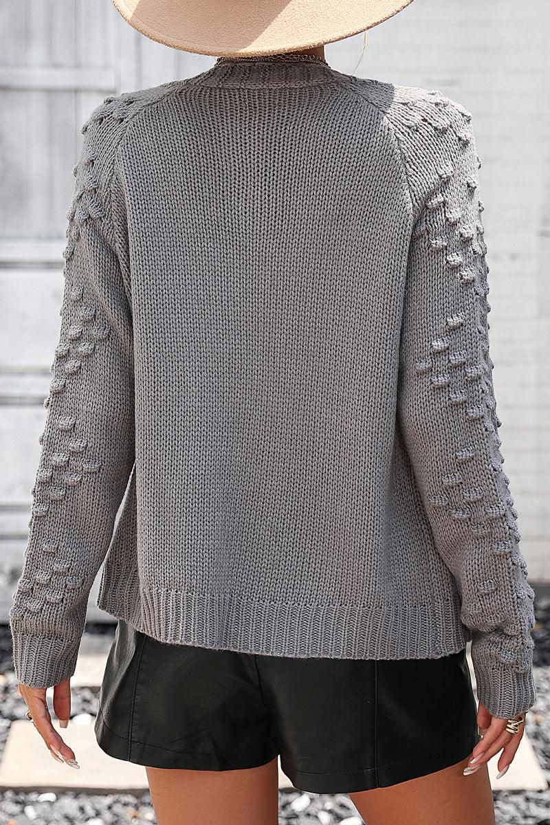 WOMEN OPEN FRONT SHORT CARDIGAN - Doublju