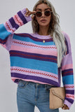 ROUND NECK KNIT - Doublju