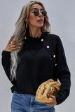 CASUAL KNIT SWEATER - Doublju