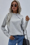 CASUAL KNIT SWEATER - Doublju