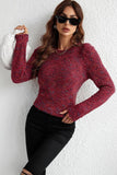 LEG OF MUTTON SLEEVE KNIT SWEATER - Doublju