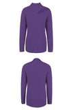 HOLLOW KNIT LOOSE FIT CASUAL SWEATER TOP - Doublju