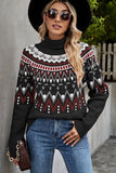WOMEN VINTAGE BOHEMIAN CASUAL SWEATER - Doublju