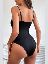 WOMEN SEXY STRAP RULL UP WAIST BODYSUIT - Doublju