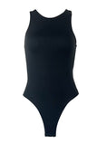 WOMEN SLEEVELESS BASIC CREW NECK BODYSUIT