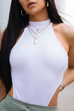 WOMEN HIGH HALTER NECK BODYSUIT