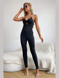 SUSPENDER JUMPSUIT - Doublju