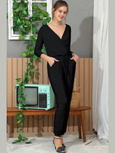 WOMEN'S SLEEVELESS RACERBACK LACE CAPRI PAJAMA 2 PCS SET