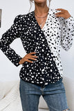 LOOSE LONG SLEEVE BLOUSE - Doublju