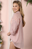 CONTRAST YOKE DETAILED BUTTON DOWN RAYON SHIRTS - Doublju