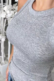 WOMEN SEAMLESS ROUND NECK BASIC TANK TOP