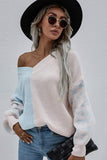 V NECK LEOPARD TOP - Doublju
