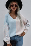 V NECK LEOPARD TOP - Doublju